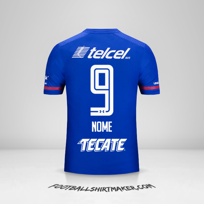 Camisa Cruz Azul 2017/18 -  nome - 9