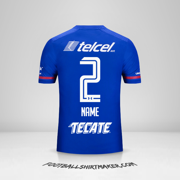 Shirt Cruz Azul 2017/18 -  name - 2