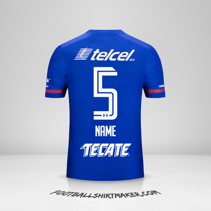 Trikot Cruz Azul 2017/18 -  name - 5