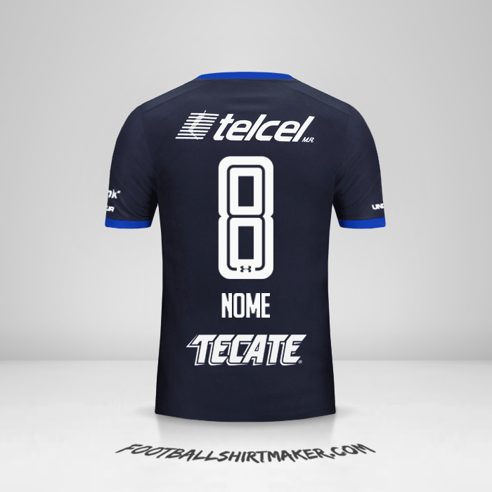 Camisa Cruz Azul 2017/18 Terceira -  nome - 8