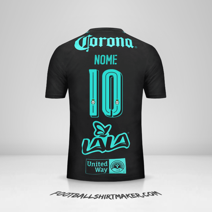 Camisa Santos Laguna 2017/18 Alternativa -  nome - 10