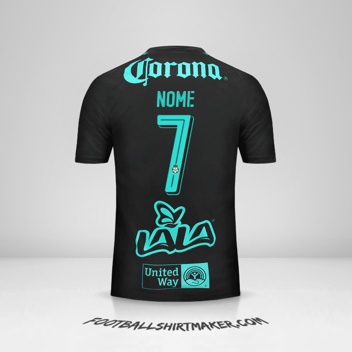 Maglia Santos Laguna 2017/18 Seconda -  nome - 7