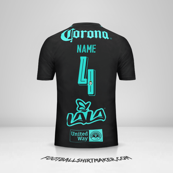 Trikot Santos Laguna 2017/18 Auswärts -  name - 4