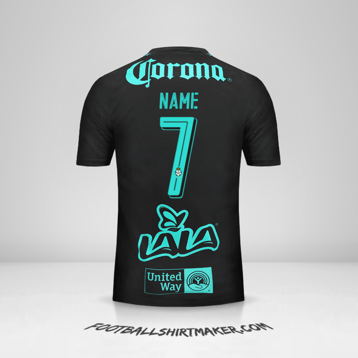 Trikot Santos Laguna 2017/18 Auswärts -  name - 7