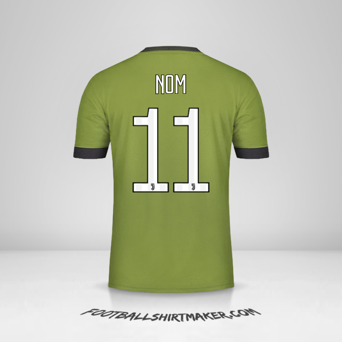 Maillot Juventus FC 2017/18 Troisième -  nom - 11
