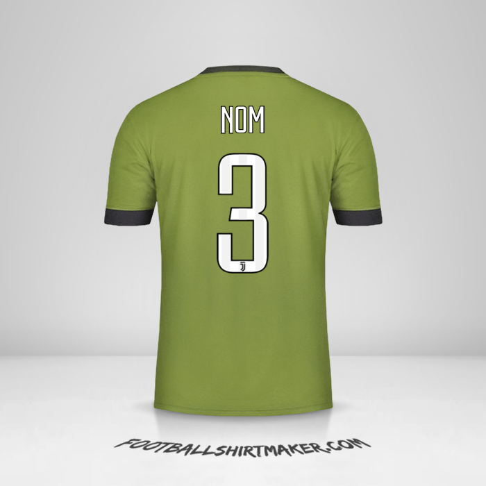 Maillot Juventus FC 2017/18 Troisième -  nom - 3