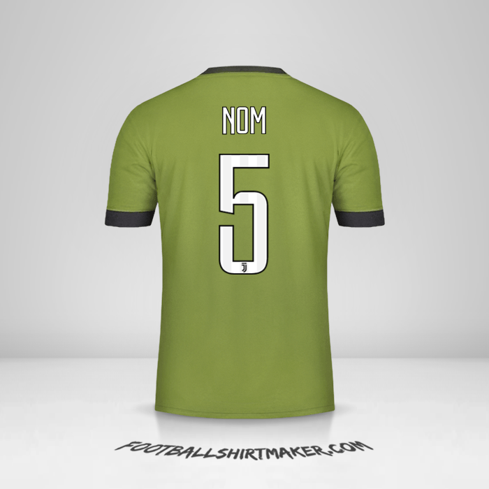 Maillot Juventus FC 2017/18 Troisième -  nom - 5