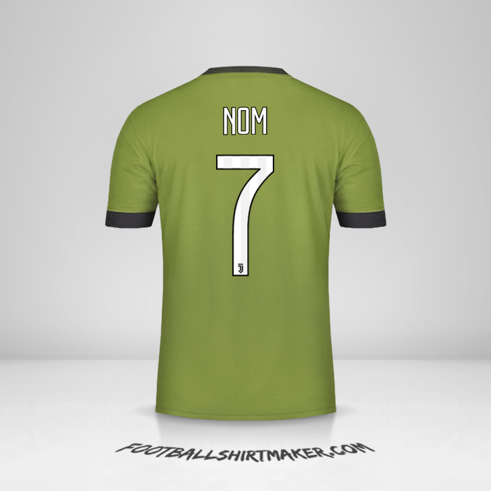 Maillot Juventus FC 2017/18 Troisième -  nom - 7
