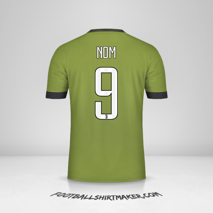 Maillot Juventus FC 2017/18 Troisième -  nom - 9