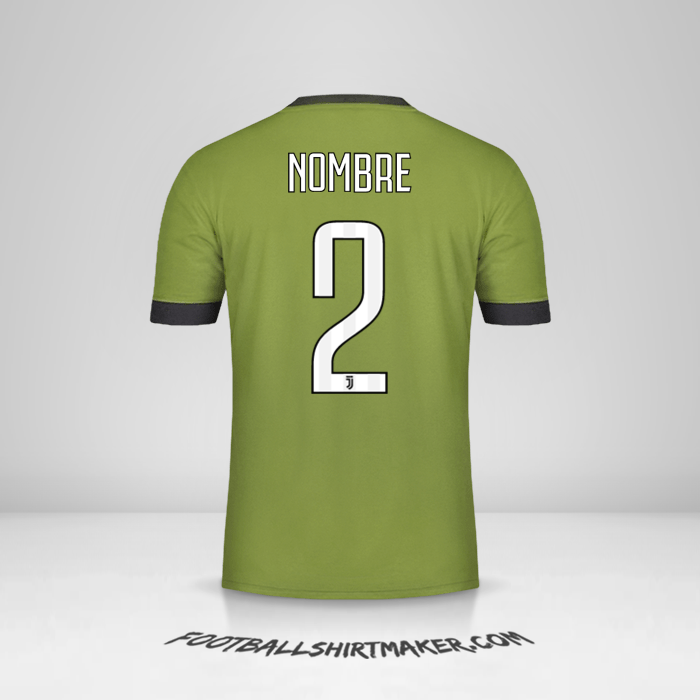 Jersey Juventus FC 2017/18 Tercera -  nombre - 2