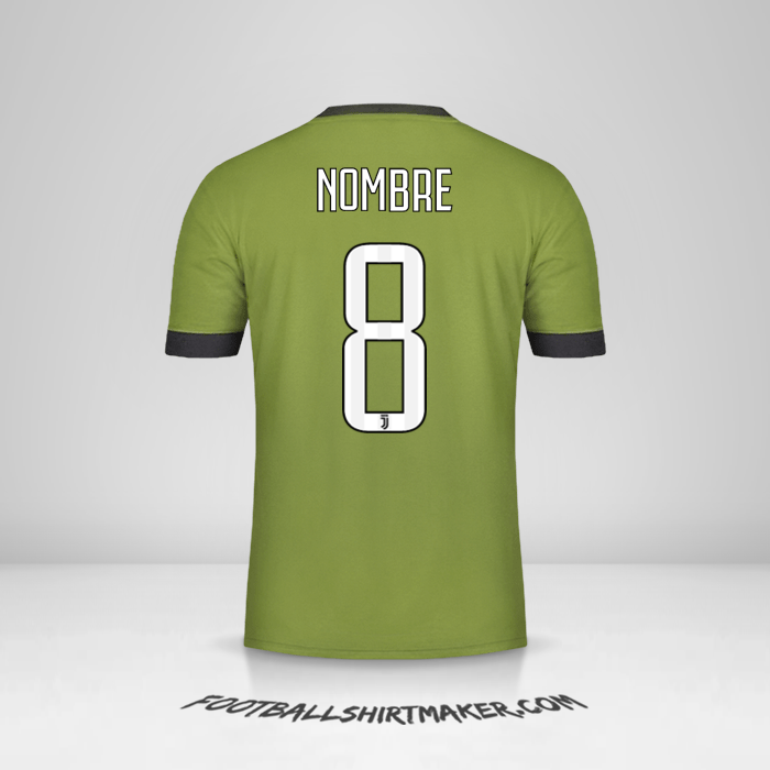Jersey Juventus FC 2017/18 Tercera -  nombre - 8
