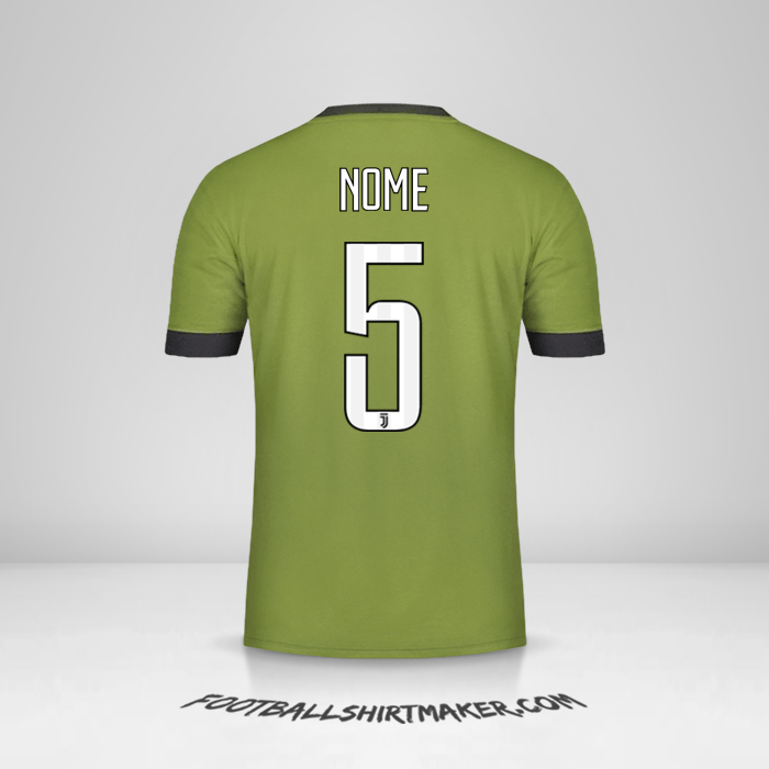 Maglia Juventus FC 2017/18 Terza -  nome - 5