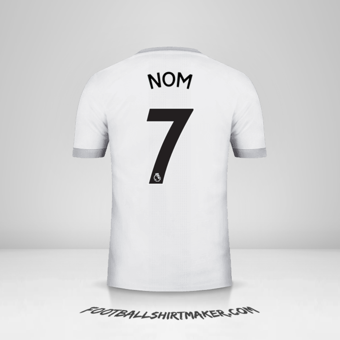 Maillot Manchester United 2017/18 Troisième -  nom - 7