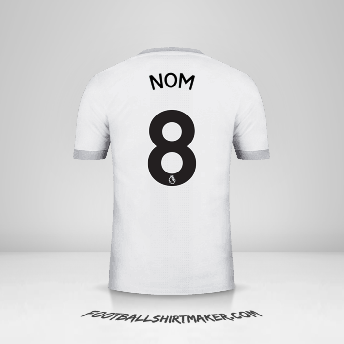 Maillot Manchester United 2017/18 Troisième -  nom - 8