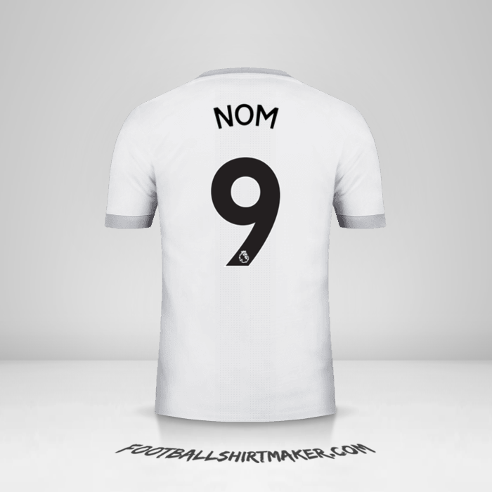 Maillot Manchester United 2017/18 Troisième -  nom - 9