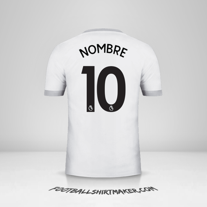Camiseta Manchester United 2017/18 Tercera -  nombre - 10