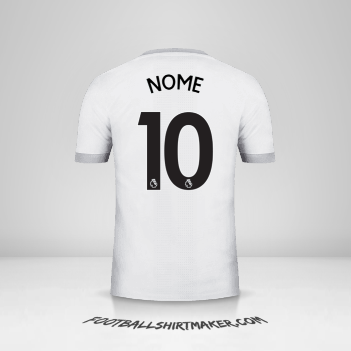 Camisola Manchester United 2017/18 Terceira -  nome - 10