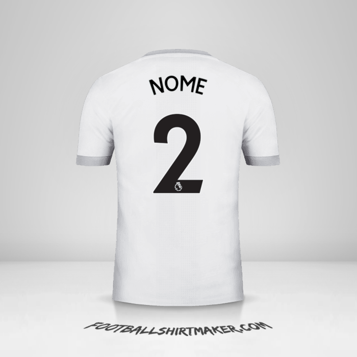 Camisa Manchester United 2017/18 Terceira -  nome - 2