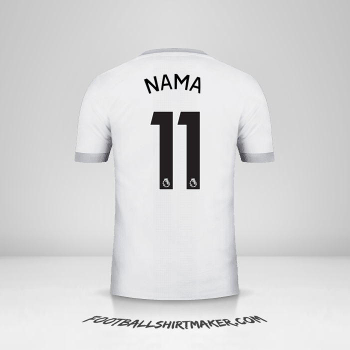 Jersey Manchester United 2017/18 Ketiga -  nama - 11