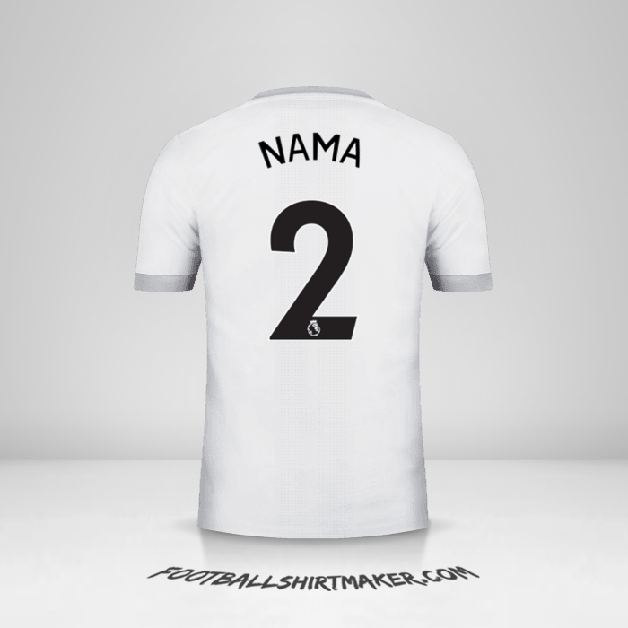 Jersey Manchester United 2017/18 Ketiga -  nama - 2