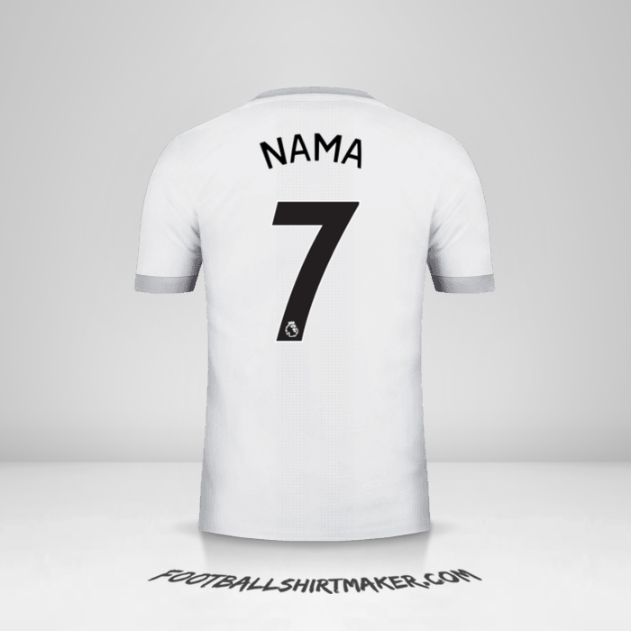 Jersey Manchester United 2017/18 Ketiga -  nama - 7
