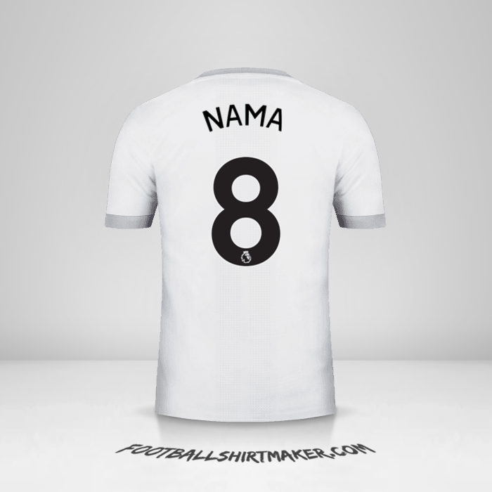 Jersey Manchester United 2017/18 Ketiga -  nama - 8