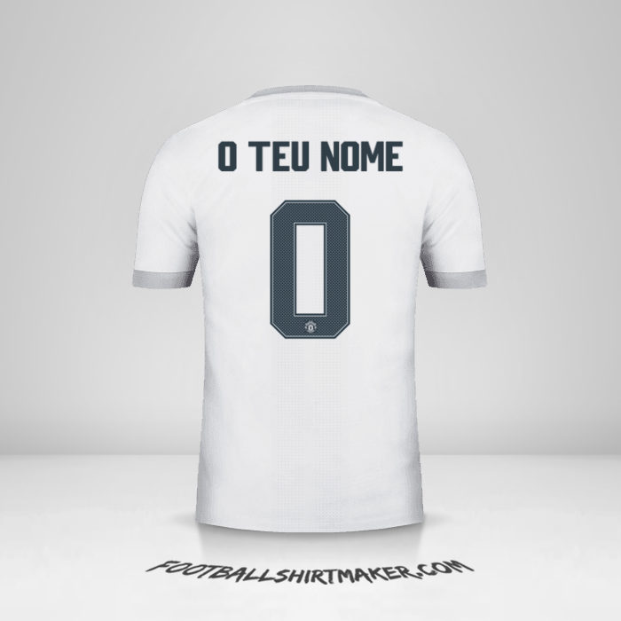 Camisola Manchester United Cup 2017/18 III -  o teu nome - 0