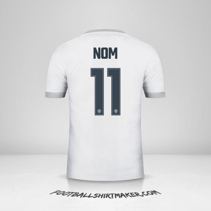Maillot Manchester United Cup 2017/18 Troisième -  nom - 11