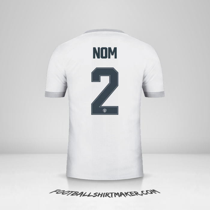 Maillot Manchester United Cup 2017/18 Troisième -  nom - 2