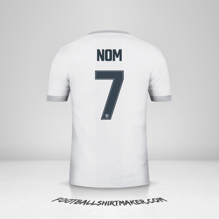 Maillot Manchester United Cup 2017/18 Troisième -  nom - 7
