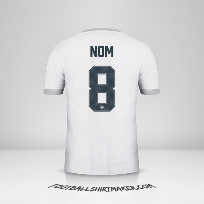 Maillot Manchester United Cup 2017/18 Troisième -  nom - 8