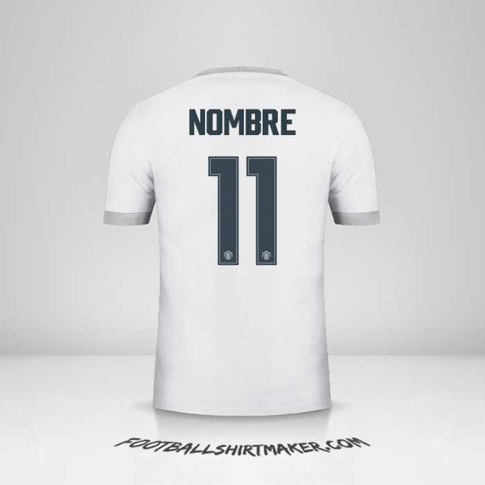 Jersey Manchester United Cup 2017/18 Tercera -  nombre - 11