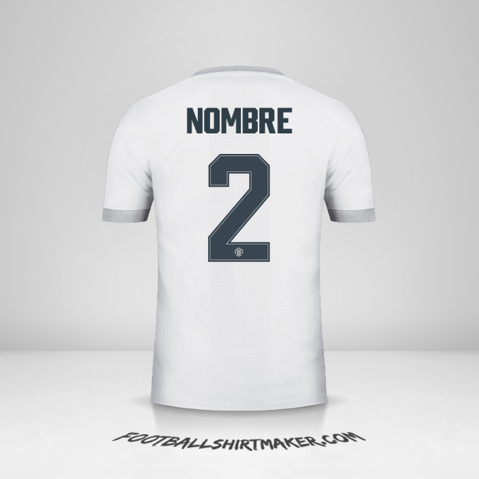 Jersey Manchester United Cup 2017/18 Tercera -  nombre - 2