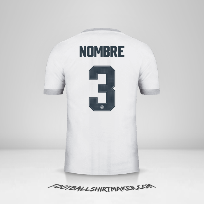 Jersey Manchester United Cup 2017/18 Tercera -  nombre - 3