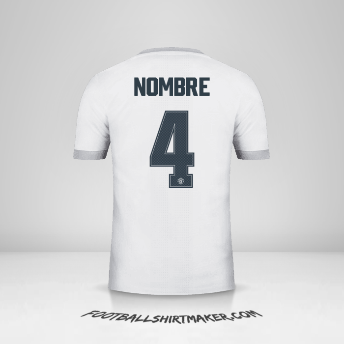 Jersey Manchester United Cup 2017/18 Tercera -  nombre - 4