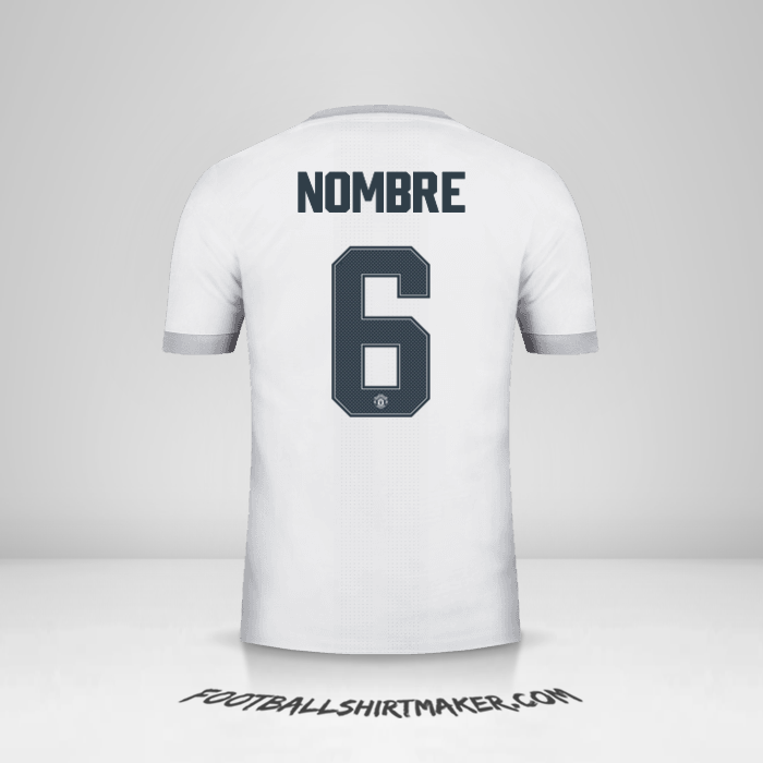Jersey Manchester United Cup 2017/18 Tercera -  nombre - 6
