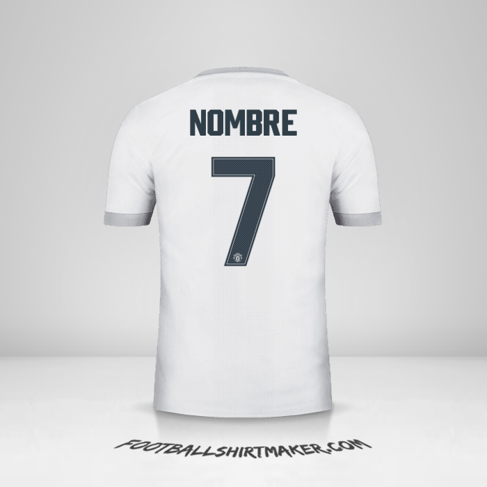 Jersey Manchester United Cup 2017/18 Tercera -  nombre - 7