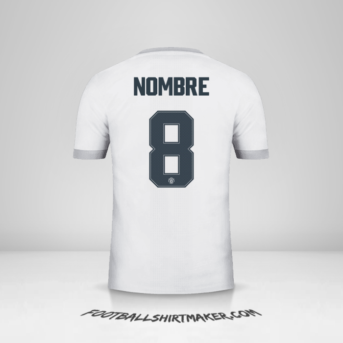 Jersey Manchester United Cup 2017/18 Tercera -  nombre - 8