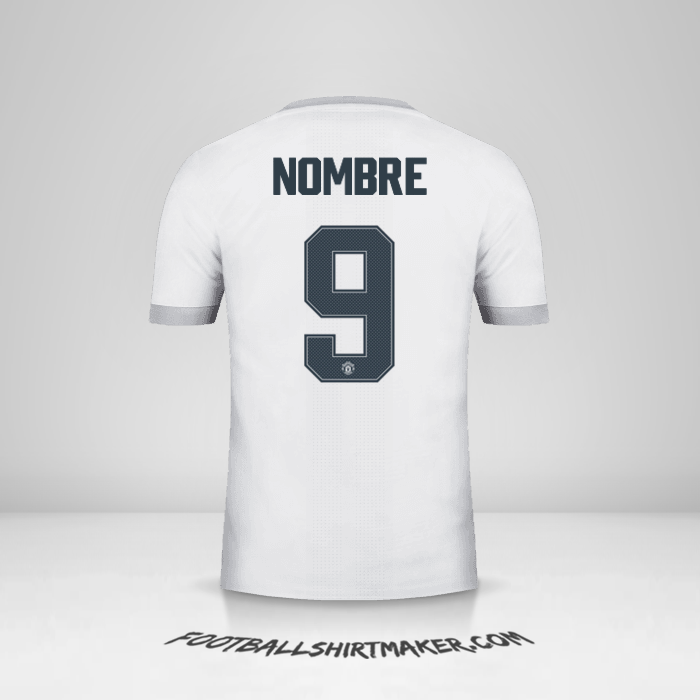 Jersey Manchester United Cup 2017/18 Tercera -  nombre - 9