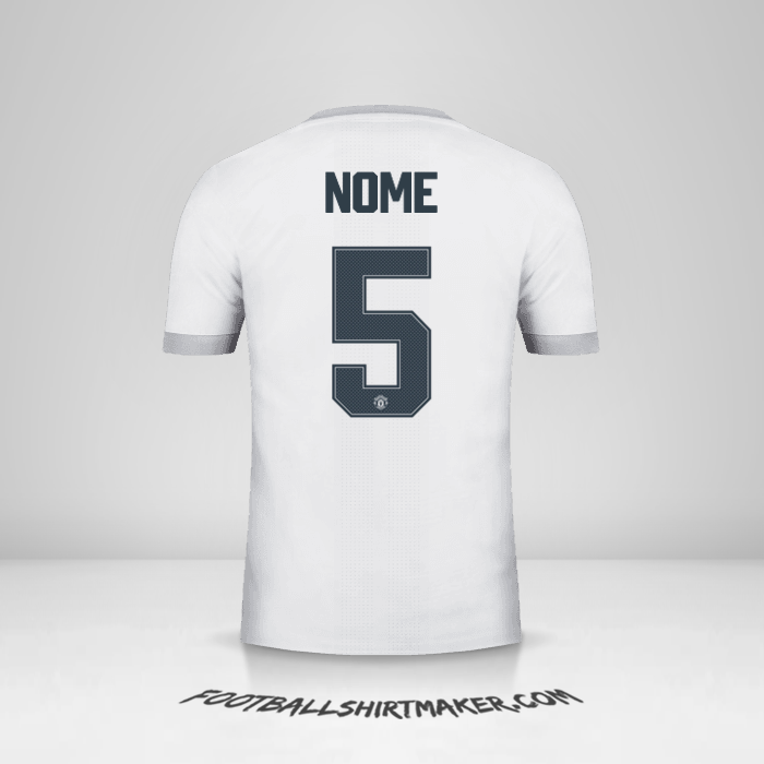 Maglia Manchester United Cup 2017/18 Terza -  nome - 5