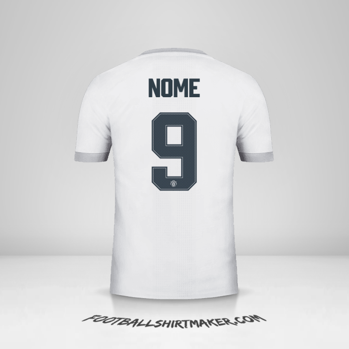 Camisa Manchester United Cup 2017/18 Terceira -  nome - 9