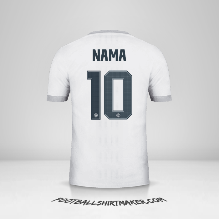 Jersey Manchester United Cup 2017/18 Ketiga -  nama - 10