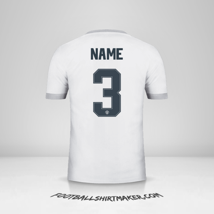 Shirt Manchester United Cup 2017/18 Third -  name - 3