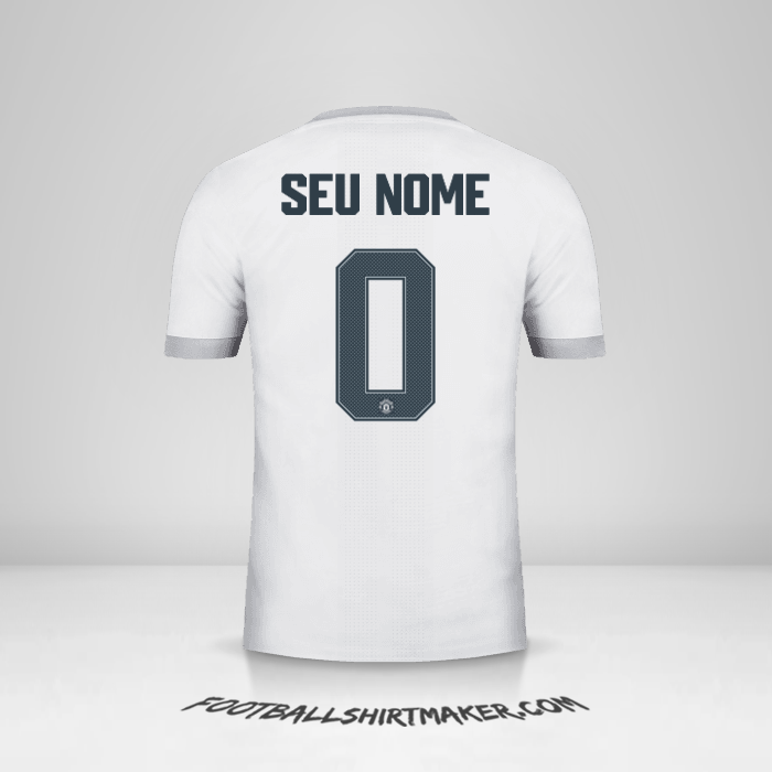 Camisa Manchester United Cup 2017/18 III -  seu nome - 0
