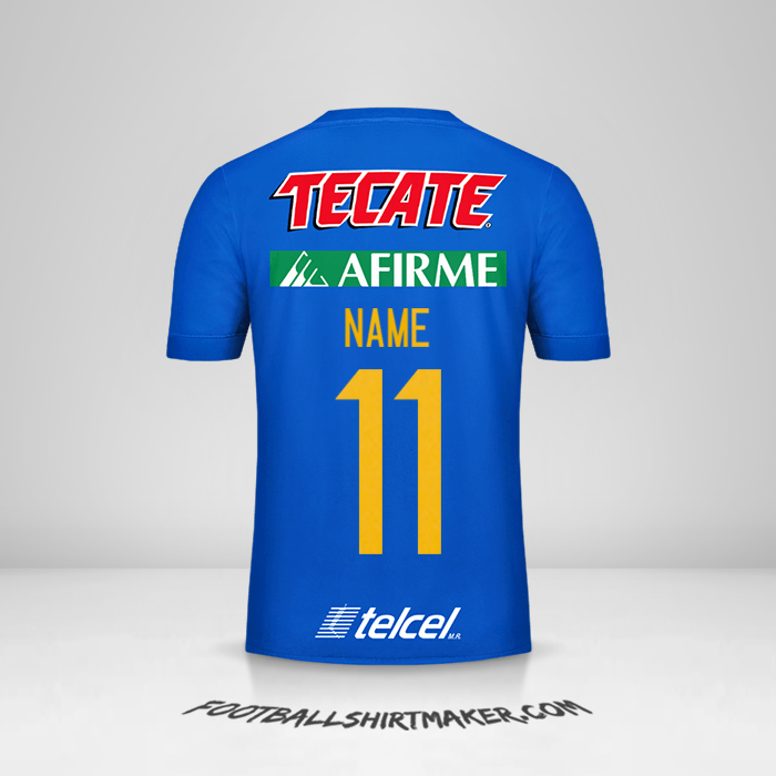 Trikot Tigres UANL 2017/18 Auswärts -  name - 11
