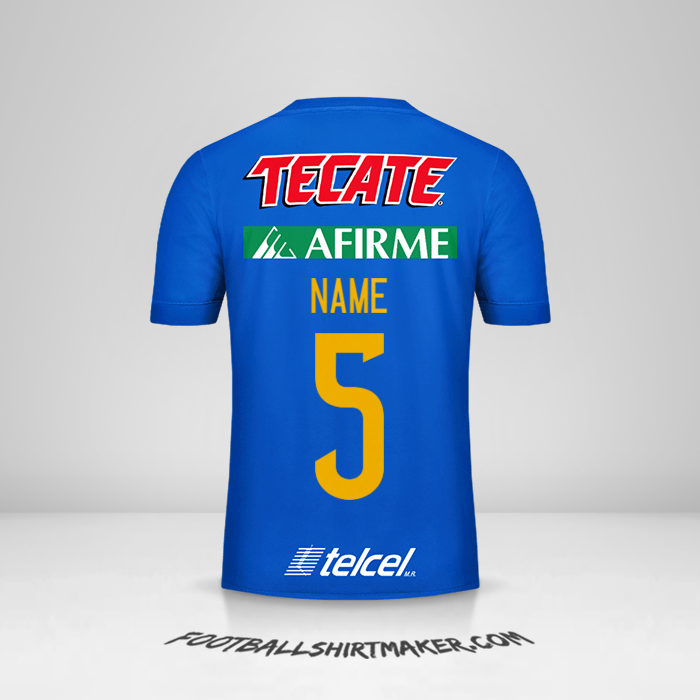 Trikot Tigres UANL 2017/18 Auswärts -  name - 5