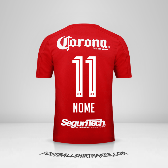 Maglia Toluca FC 2017/18 -  nome - 11