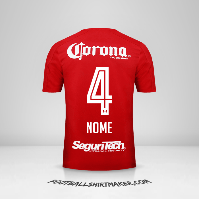 Camisa Toluca FC 2017/18 -  nome - 4