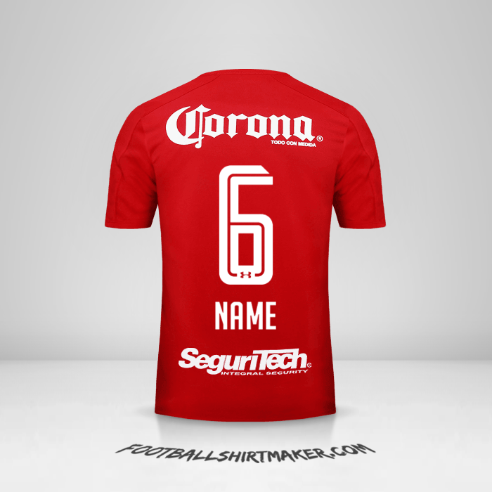 Shirt Toluca FC 2017/18 -  name - 6