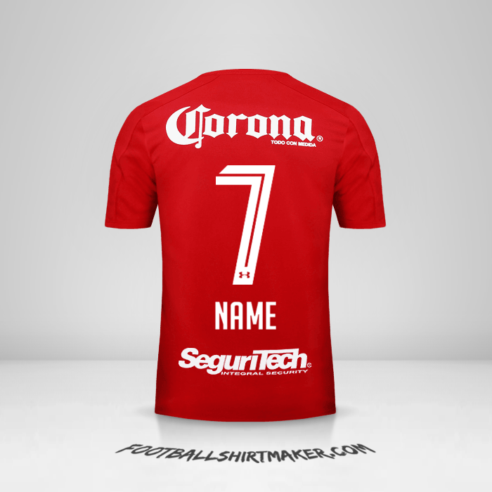 Trikot Toluca FC 2017/18 -  name - 7